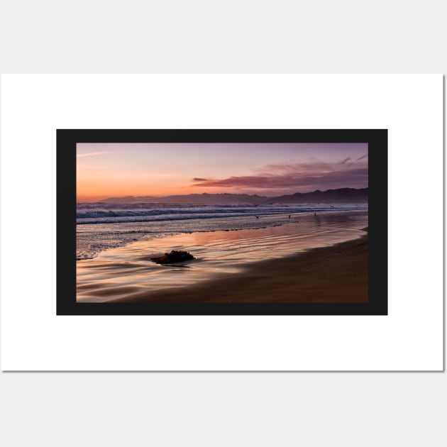 Dusk on the Jagged West Coast Wall Art by krepsher